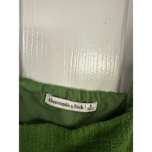 Abercrombie & Fitch Women's Green Cotton Blend Square Neck Tank Top Size Small - Picture 4 of 9
